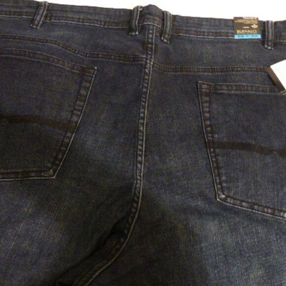 2x Men's BUFFALO JEANS 48 x 32 Slim Straight Stretch Jeans Men's Blue Jeans - Picture 12 of 12